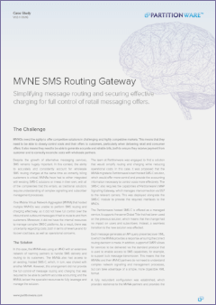 Cover of MVNE SMS Routing Gateway
